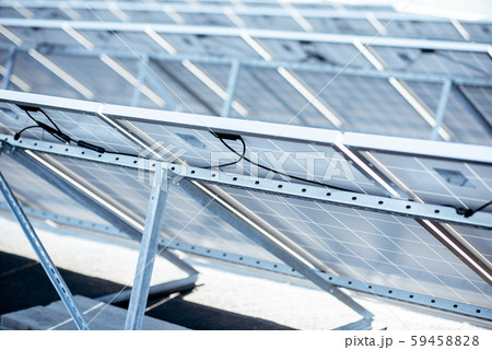 Backside of solar panels 59458828