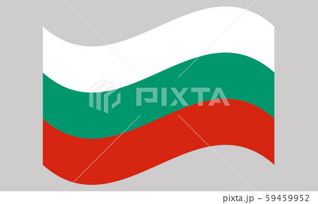 Wave Bulgaria Flag Vector illustration eps 10 59459952
