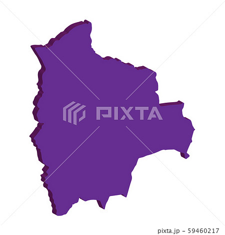 3D Bolivia map Vector illustration eps 10 3D Bolivia map Vector illustration eps 10 59460217