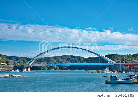 【麻生の浦大橋】 三重県鳥羽市浦村町 【麻生の浦大橋】 三重県鳥羽市浦村町 59461385