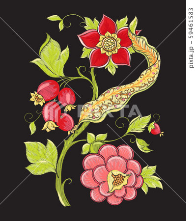 Elements for design. Fantasy flowers Elements for design. Fantasy flowers 59461583