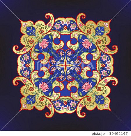 Eastern ethnic motif, traditional muslim ornament. Eastern ethnic motif, traditional muslim ornament. 59462147