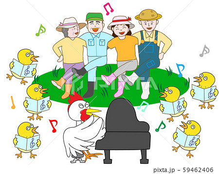 明るい養鶏農家 59462406