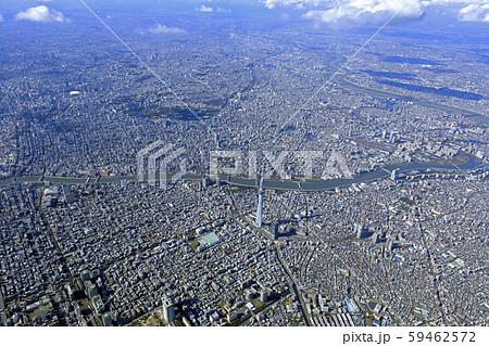 東京スカイツリー周辺／広域空撮 59462572