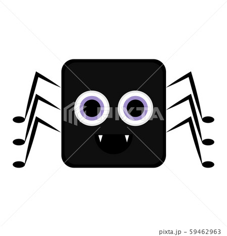 Cute halloween spider cartoon character 59462963