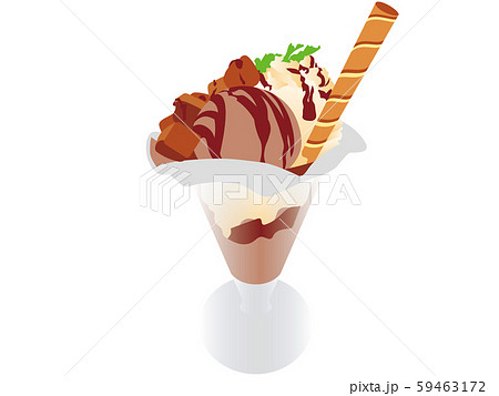 チョコレートパフェ 59463172
