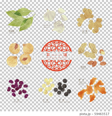 薬膳 / 漢方食材 / ほっこりイラスト-3 59463517
