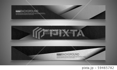 Collection of abstract banner backgrounds. Geometric shapes overlap gray. vector illustration of graphic design Collection of abstract banner backgrounds. Geometric shapes overlap gray. vector illustration of graphic design 59465782