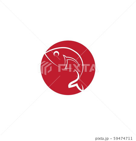 Fish icon Vector Illustration design Logo 59474711