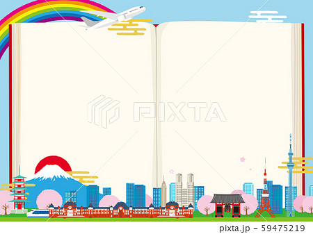 日本のイメージ　旅行イラスト 59475219