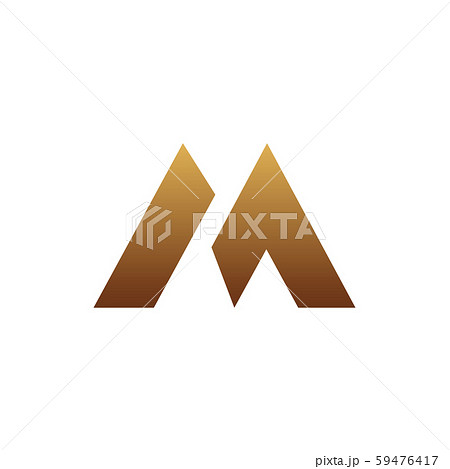 Luxury Letter M Logo Design Concept Templateのイラスト素材