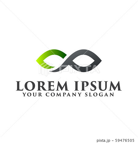 letter x infinite logo design concept template 59476505