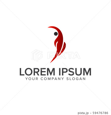 reach up people logo design concept template 59476786