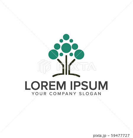 modern tree logo design concept template 59477727