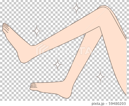 Legs clean thin hair removal swelling 59480203