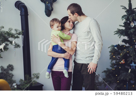 Merry christmas and happy holidays 59480213