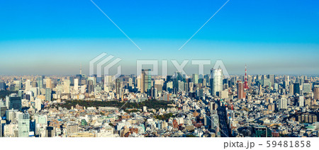 東京　都市　パノラマ 59481858