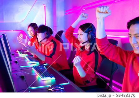 pro cyber sport gamers team 59483270