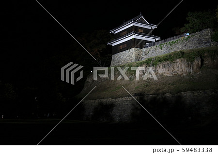 ■ 上田城 ■ ライトアップ ■ 西櫓 ■ 真田幸村、真田昌幸 ■ 長野県 上田市 ■ 快晴 ■ 上田城 ■ ライトアップ ■ 西櫓 ■ 真田幸村、真田昌幸 ■ 長野県 上田市 ■ 快晴 59483338