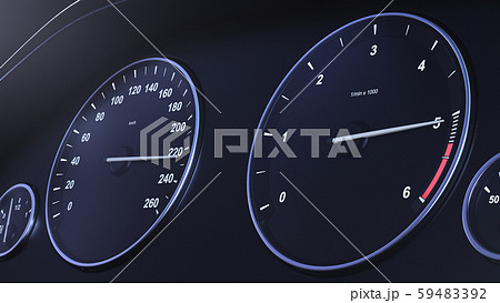 3d render Car Speedometer Macroplane Gaining Speed 3d render Car Speedometer Macroplane Gaining Speed 59483392