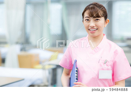 看護師 理学療法士の写真素材