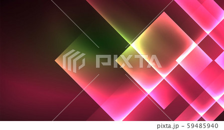 Neon geometric abstract background in hipster style on light background. Space retro design. Color Neon geometric abstract background in hipster style on light background. Space retro design. Color 59485940