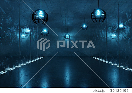 3d rendering of abstract background with blue 59486492