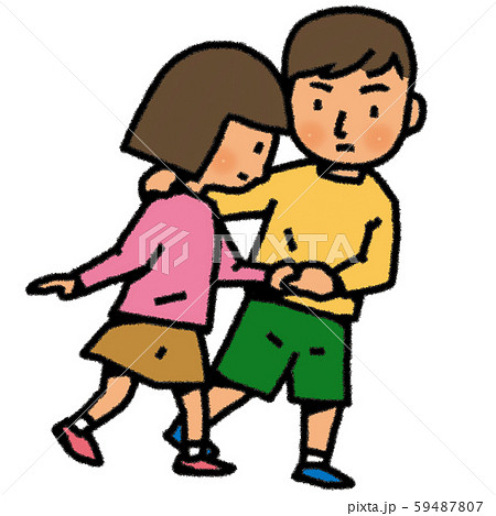 Brother and sister - Stock Illustration [59487807] - PIXTA