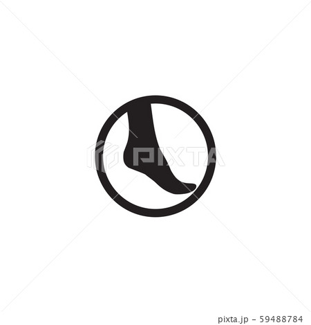 Palm foot icon logo design vector template Palm foot icon logo design vector template 59488784