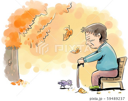 高齢者 老人 孤独 59489237