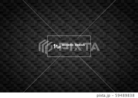 Abstract black color of paper cut tech design background. 59489838