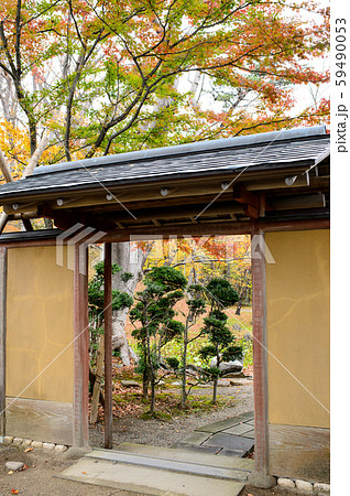 千秋公園　茶庭　門　秋田県 59490053