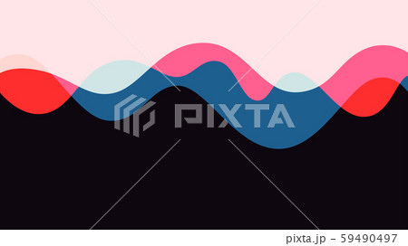Colorful motion wave abstract background 59490497