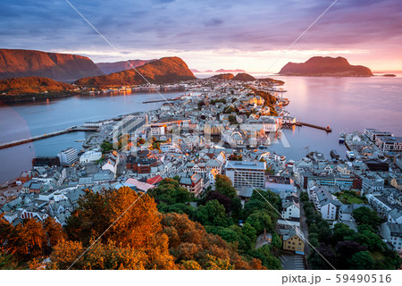 Alesund - the tourist city of Norway Alesund - the tourist city of Norway 59490516