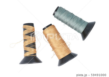 Set of sewing threads isolated on white background. Set of sewing threads isolated on white background. 59491000