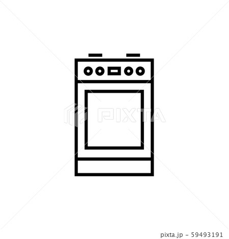 stove with oven vector icon 59493191