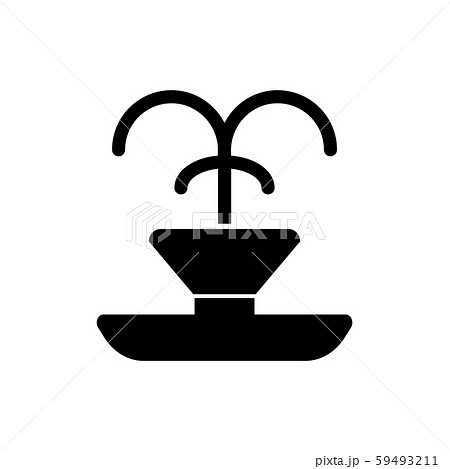 fountain icon vector 59493211