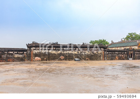 グエン朝王宮風景 土壁 グエン朝王宮風景 土壁 59493694