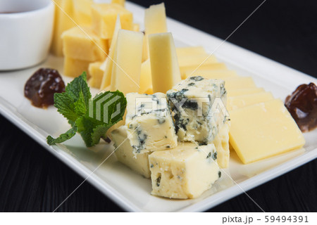 Cheese Plate Closeup 59494391