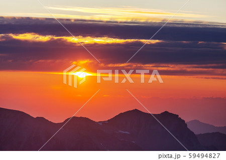 Mountains on sunset Mountains on sunset 59494827