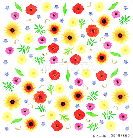 Abstract flowers decoration Abstract flowers decoration 59497369