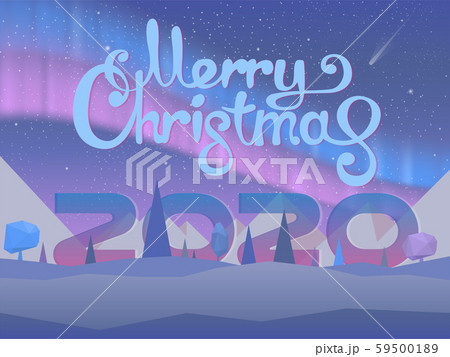 Merry Christmas vibrant gradient greeting card Merry Christmas vibrant gradient greeting card 59500189