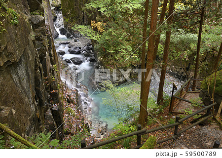 付知峡（岐阜県中津川市付知町） 59500789