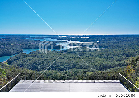 【伊勢志摩 横山展望台より英虞湾の風景】 三重県志摩市阿児町鵜方 59501084