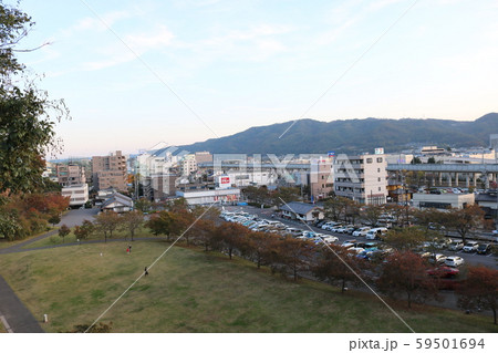 ■ 上田城 ■ 西櫓付近からの眺め ■ 真田幸村、真田昌幸 ■ 長野県 上田市 ■ 快晴  59501694