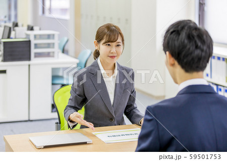 ビジネス　受付　窓口 59501753