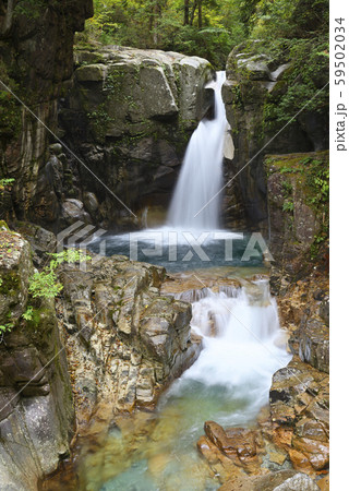 竜神の滝　夕森公園（岐阜県中津川市） 59502034