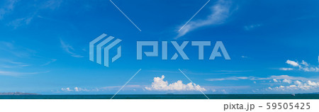 Panorama of sea and sky 59505425