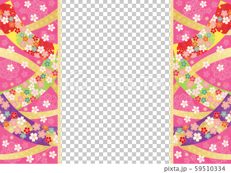 Japanese pattern background material Yoke-3 Tech 59510334
