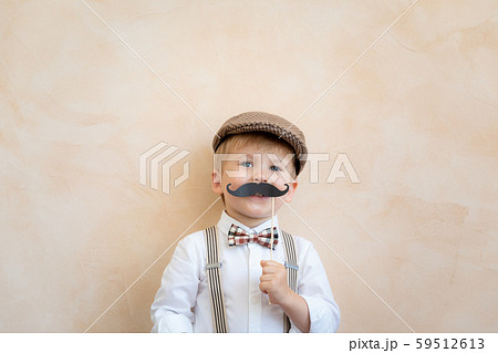 Happy child playing in home 59512613